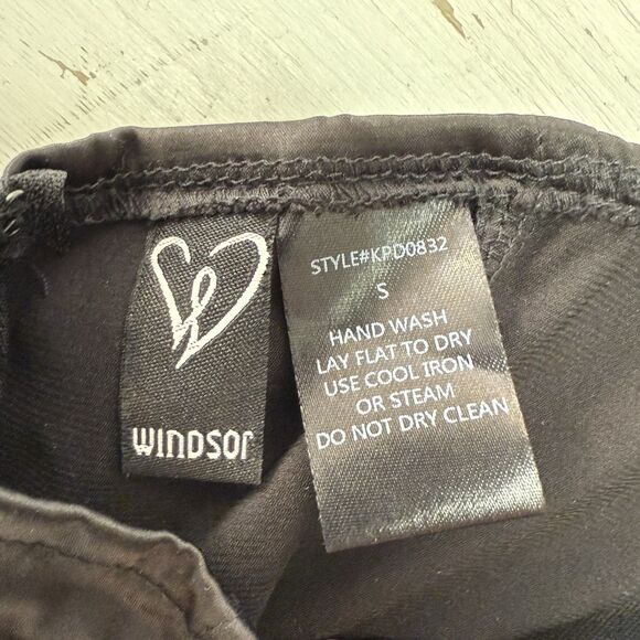 Windsor Dress Black Ruched Corset Boning S Whimsical Goth Grunge Halloween - Picture 9 of 9